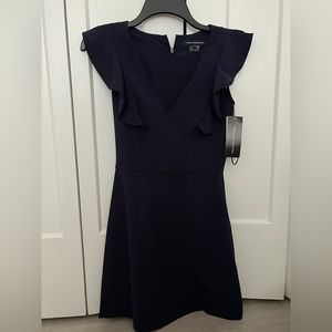 French connection mini ruffle dress